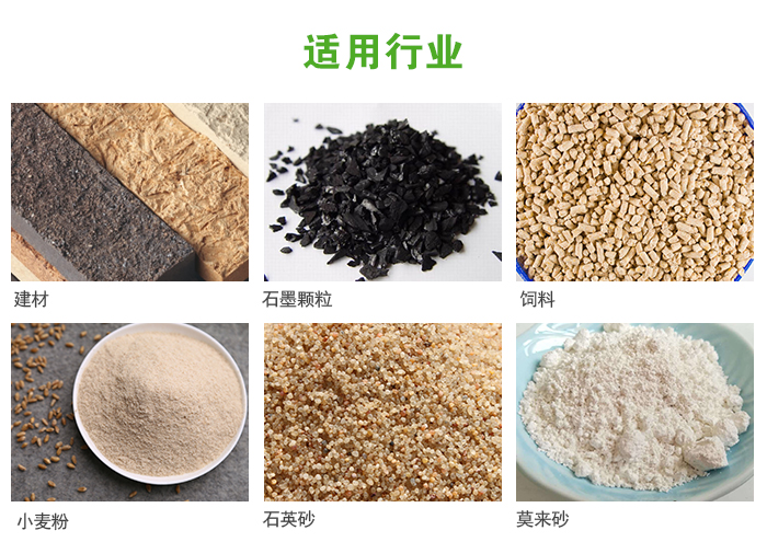 高頻振動篩主要用于化工，建材，石墨顆粒，飼料，小麥粉，石英砂，豆漿，果汁等各種物料的干法、濕法篩分、分級、脫水，過濾。